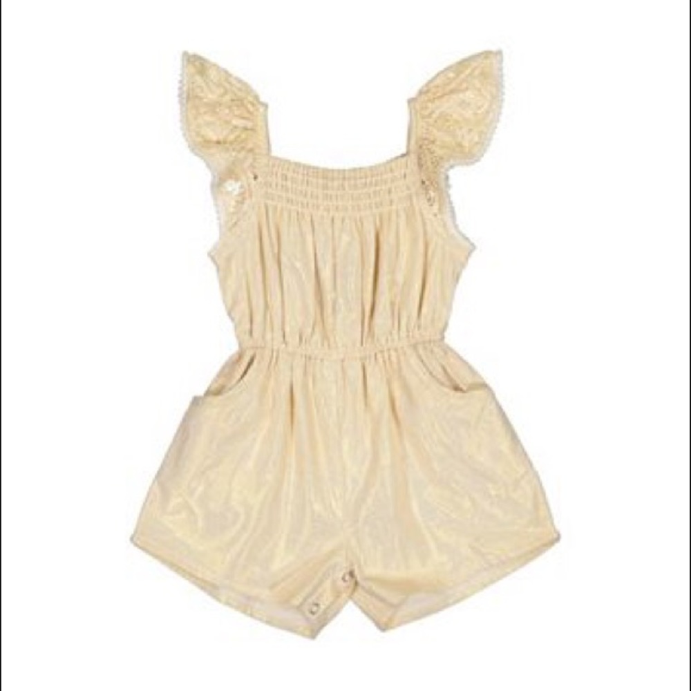 Metallic romper